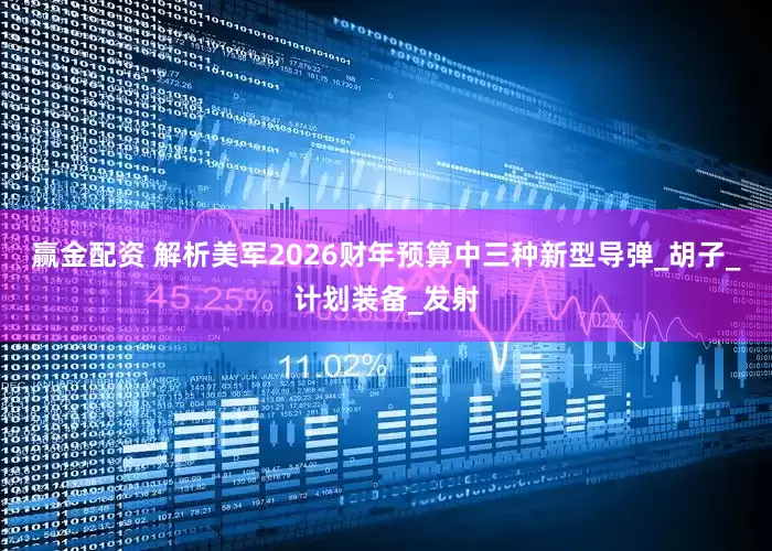 赢金配资 解析美军2026财年预算中三种新型导弹_胡子_计划装备_发射